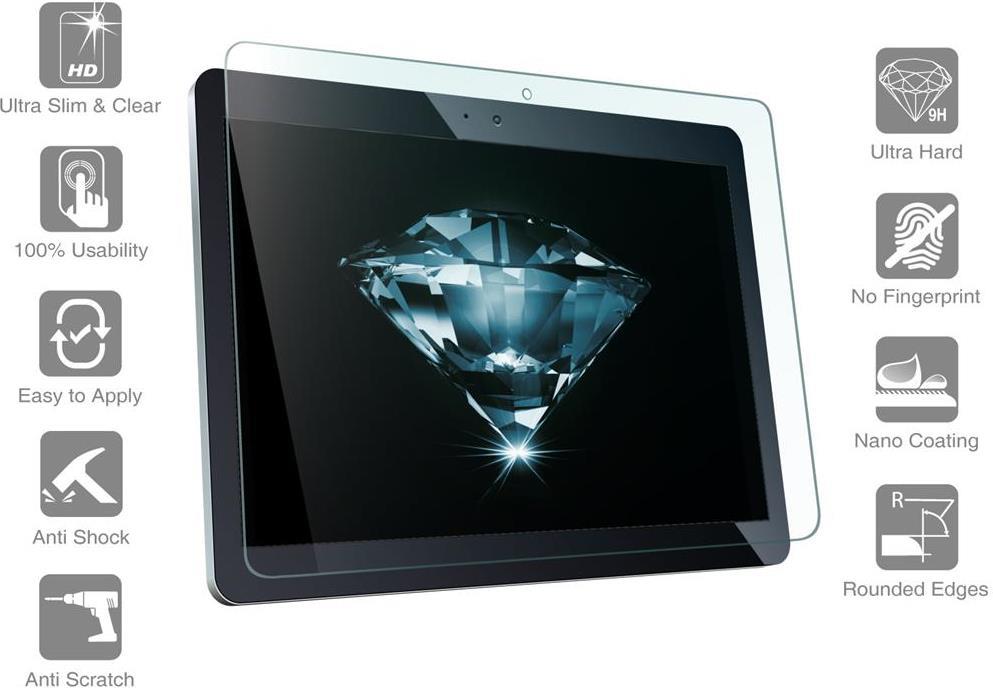 Стъклен Протектор за Huawei MediaPad M6 8.4", 4Smarts Glass, Прозрачен (2)