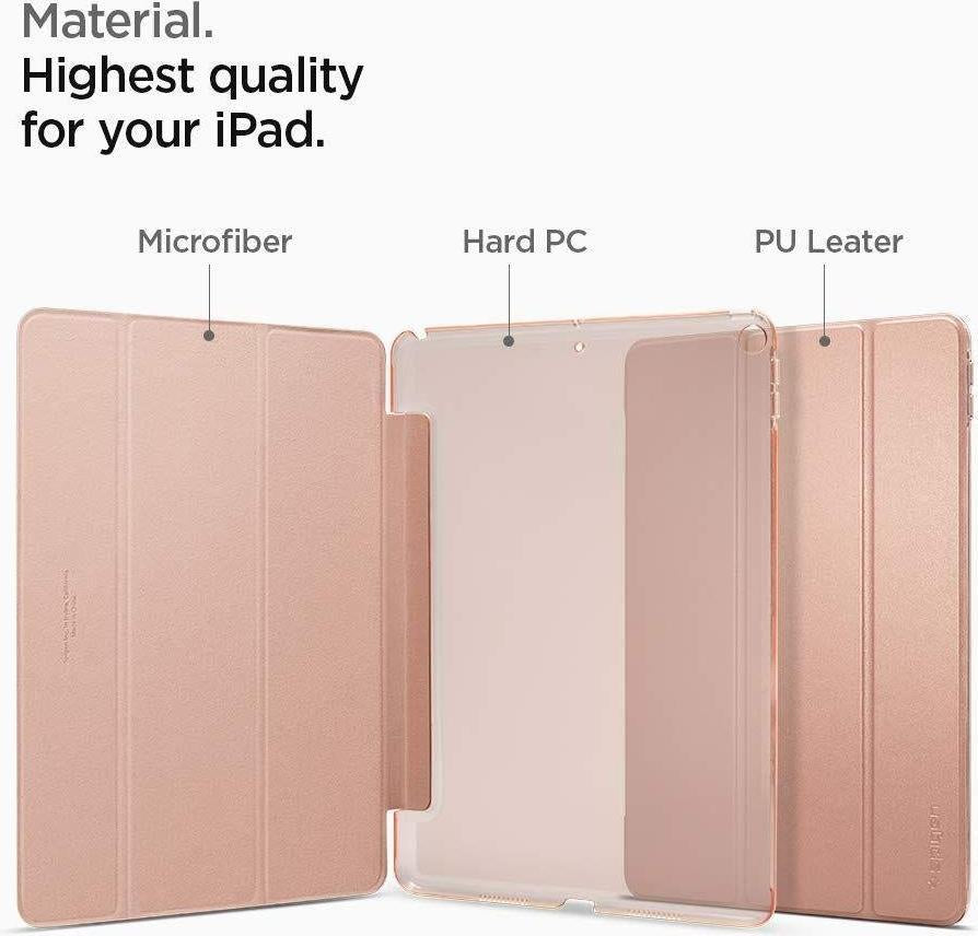 Защитен Калъф за iPad Air 3/ Pro 10.5", Spigen Smart Fold Case, Розов (5)