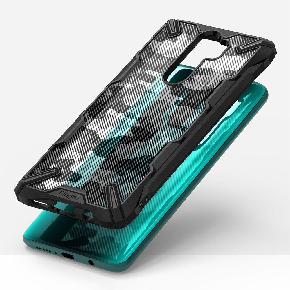 Противоударен Хибриден Калъф за Xiaomi Redmi Note 8 Pro, Ringke Fusion X Camouflage Case, Черен (2)