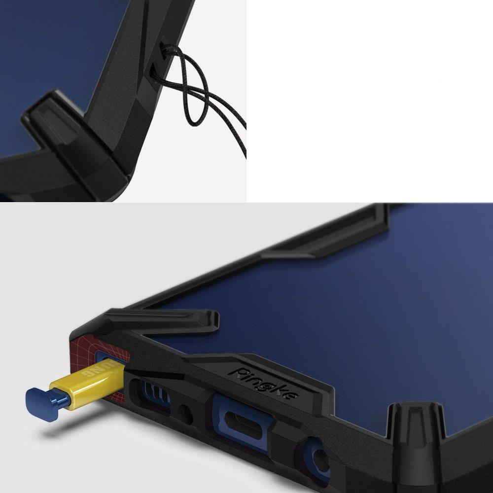Противоударен Хибриден Калъф за Samsung Note 9, Ringke Fusion X Case, Черен (4)
