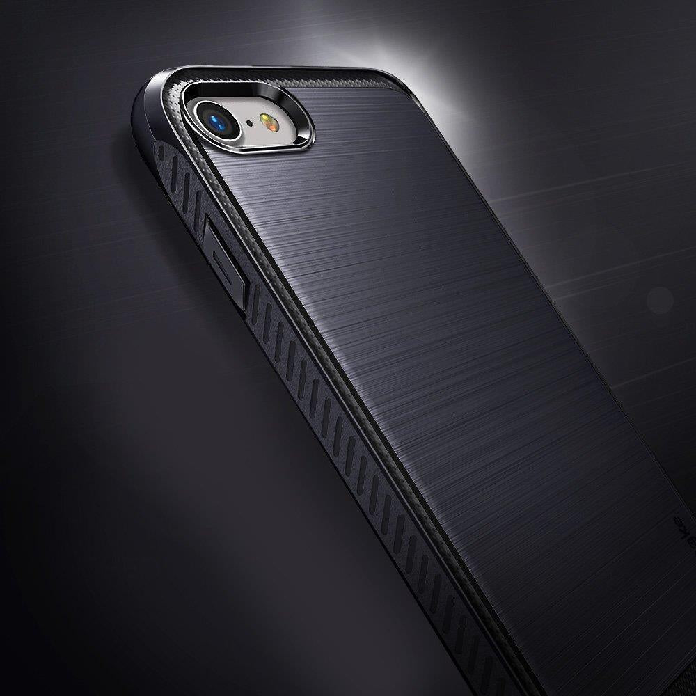 Противоударен Силиконов Калъф за iPhone SE 2020 8/7, Ringke Onyx Case, Черен (6)