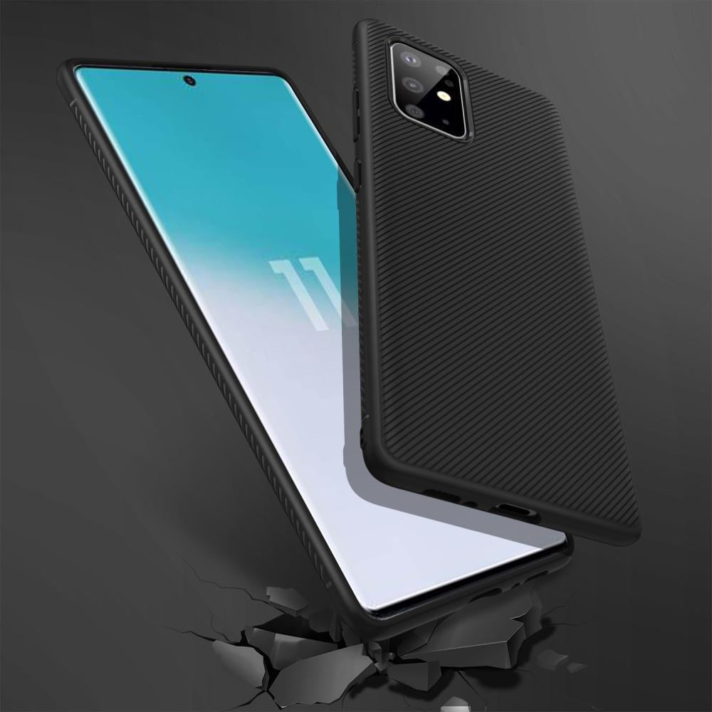 Силиконов Калъф за Samsung S20 Plus, Twill Case, Черен (5)