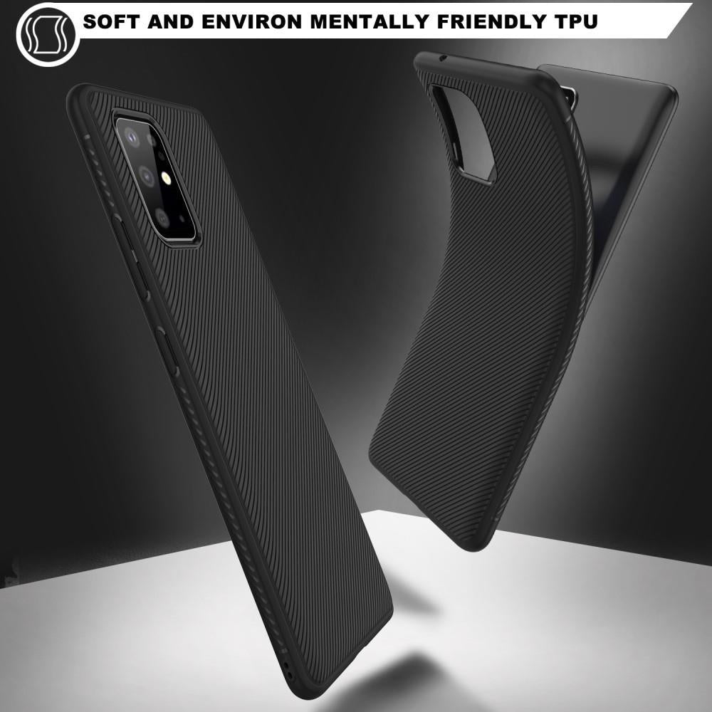 Силиконов Калъф за Samsung S20 Plus, Twill Case, Черен (8)