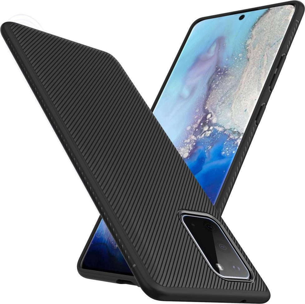 Силиконов Калъф за Samsung S20, Twill Case, Черен (2)