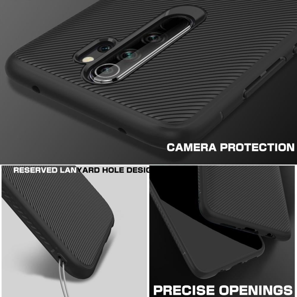 Силиконов Калъф за Xiaomi Redmi Note 8 Pro, Twill Case, Черен (3)