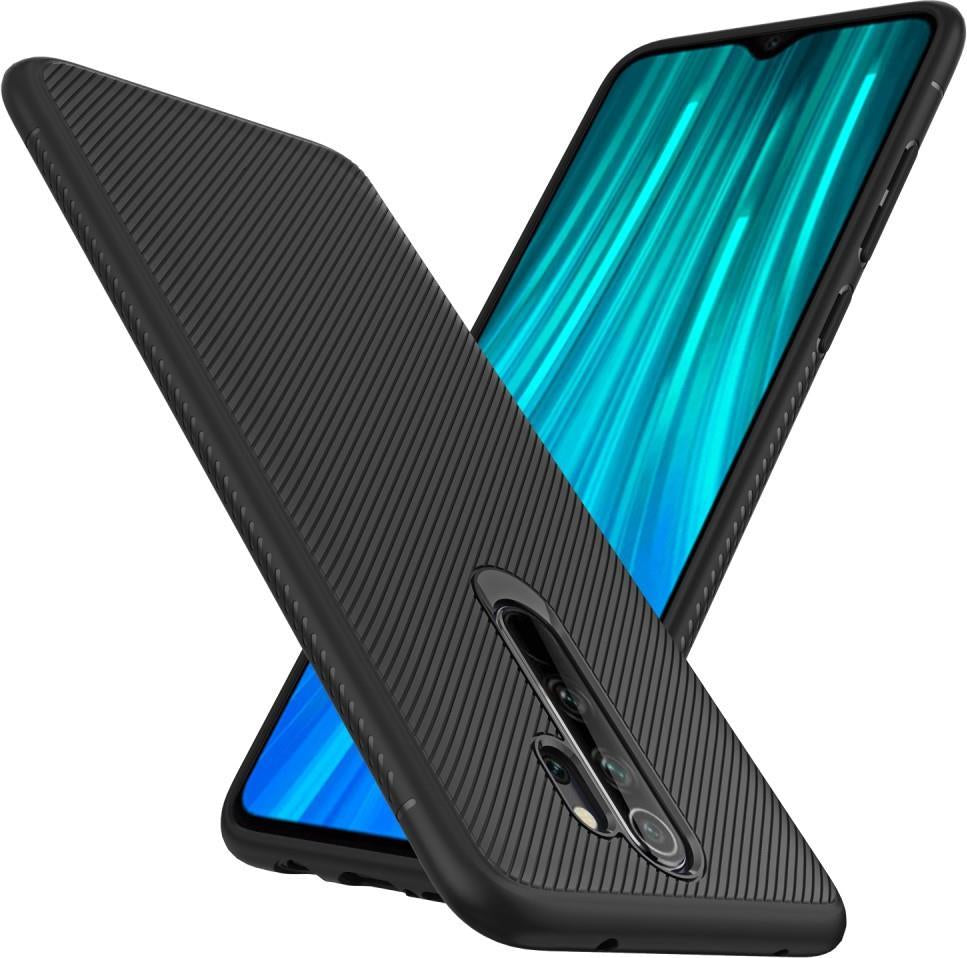 Силиконов Калъф за Xiaomi Redmi Note 8 Pro, Twill Case, Черен (2)