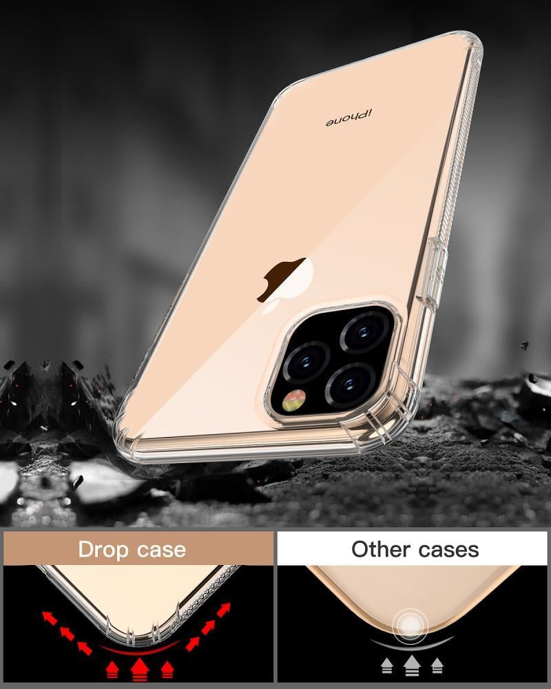Противоударен Силиконов Калъф за iPhone 11 Pro Max, Air Soft Case, Прозрачен (4)