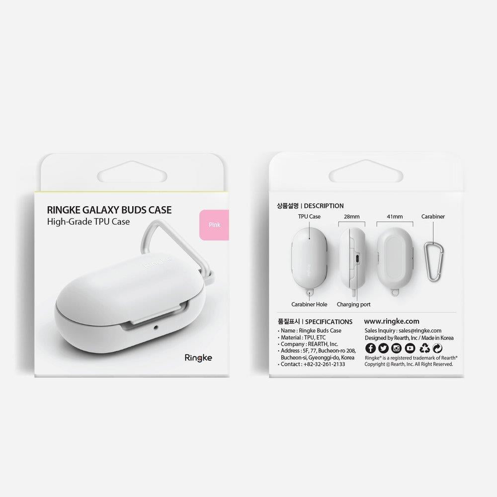 Калъф за Слушалки за Samsung Galaxy Buds, Ringke Silicone Case, Черен (8)