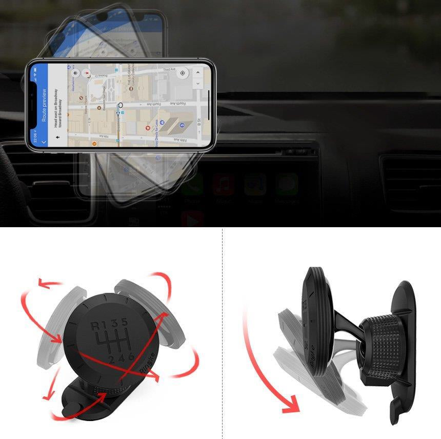 Стойка за Кола Магнитна, Ringke Holder Gear Magnetic, Черен (6)