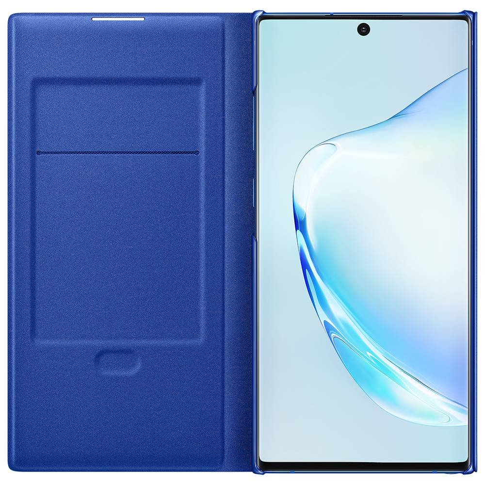Оригинален Активен Калъф за Samsung Note 10 Plus Led View Cover Book Case Ef-Nn975ple, Син (3)