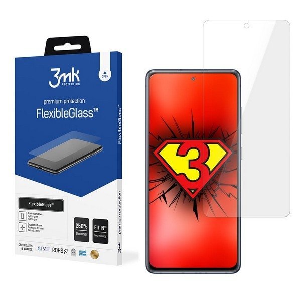 Удароустойчив Протектор за Samsung S20 FE, 3MK Flexi Glass, Прозрачен