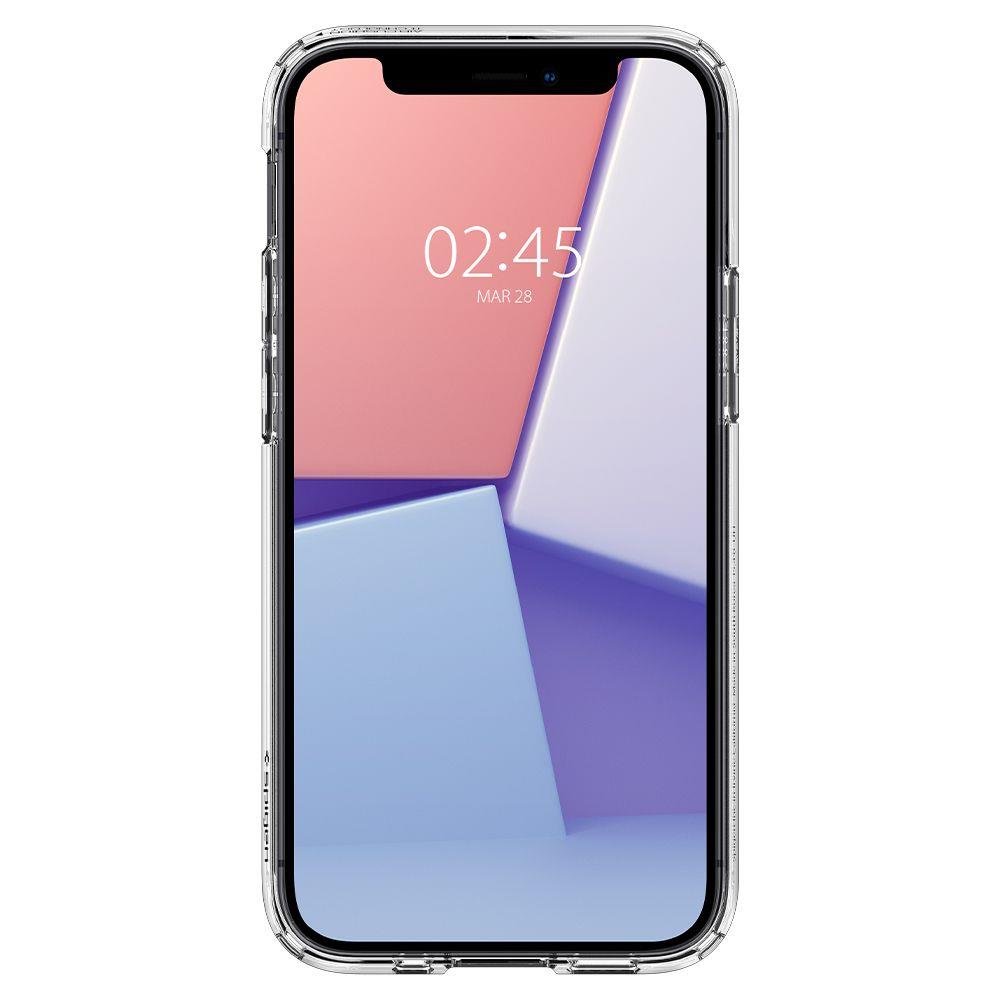 Противоударен Хибриден Калъф за iPhone 12 Mini, Spigen Ultra Hybrid Case, Прозрачен (6)