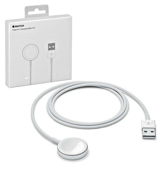 Оригинално Зарядно за Apple Watch Magnetic Charging Cable 1m Mx2e2zm/a, Бял