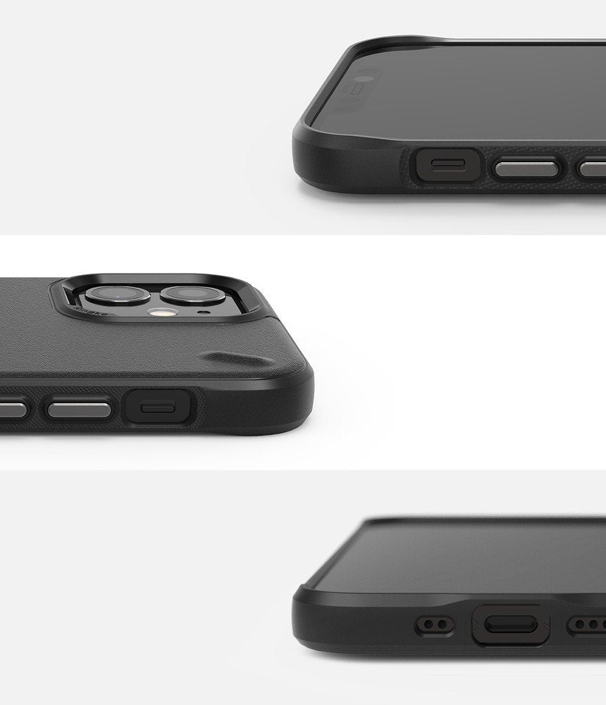 Противоударен Силиконов Калъф за iPhone 12 Mini, Ringke Onyx Case, Черен (4)