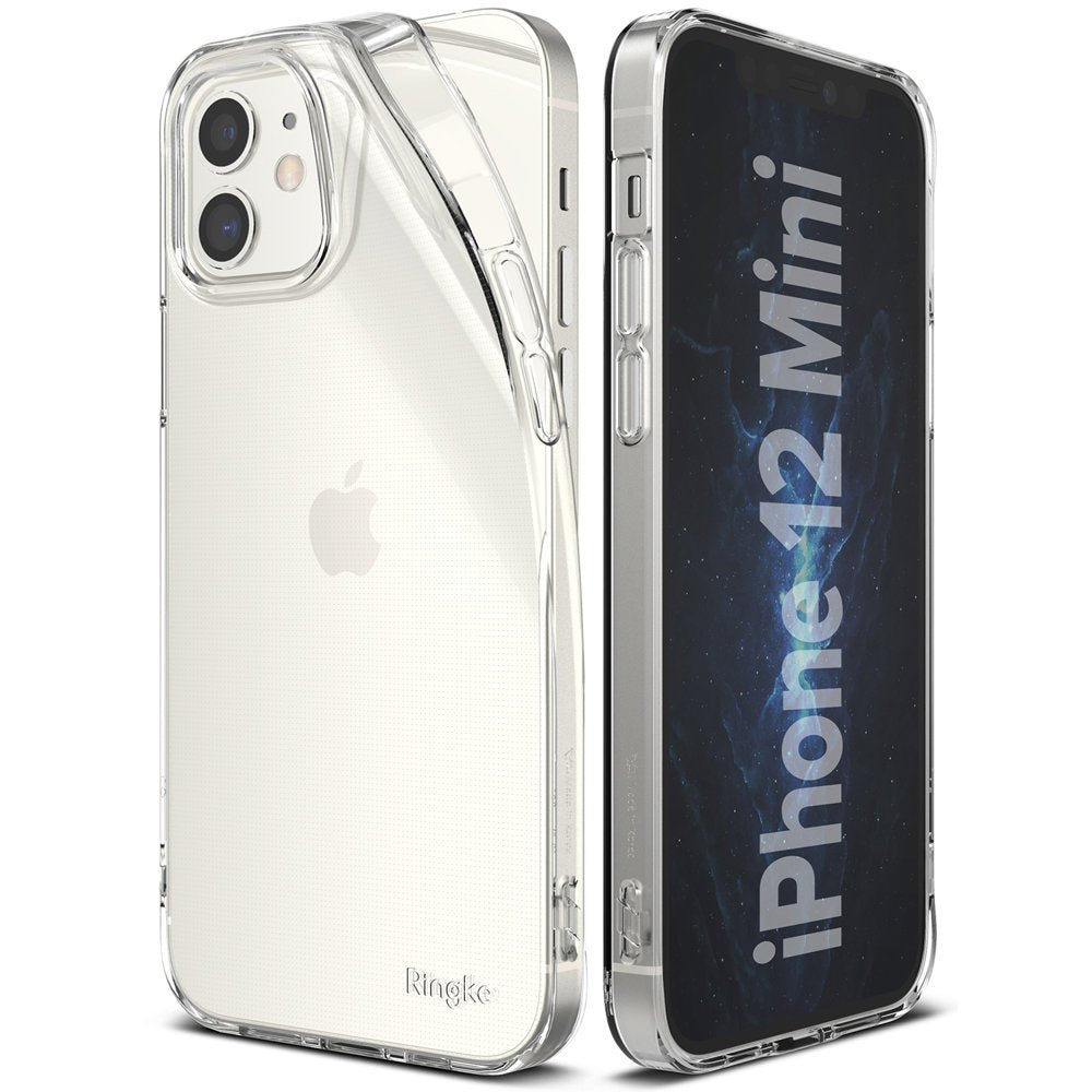 Противоударен Силиконов Калъф за iPhone 12 Mini, Ringke Air Case, Прозрачен (2)