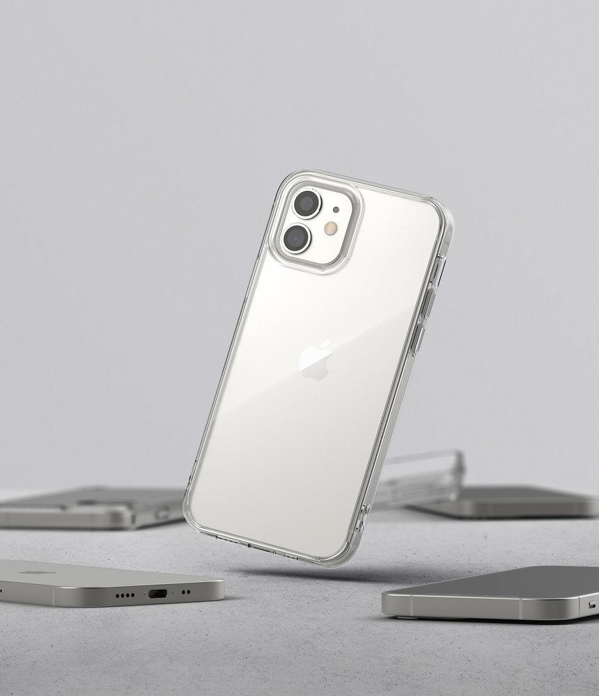 Противоударен Хибриден Калъф за iPhone 12 Mini, Ringke Fusion Case, Прозрачен (6)