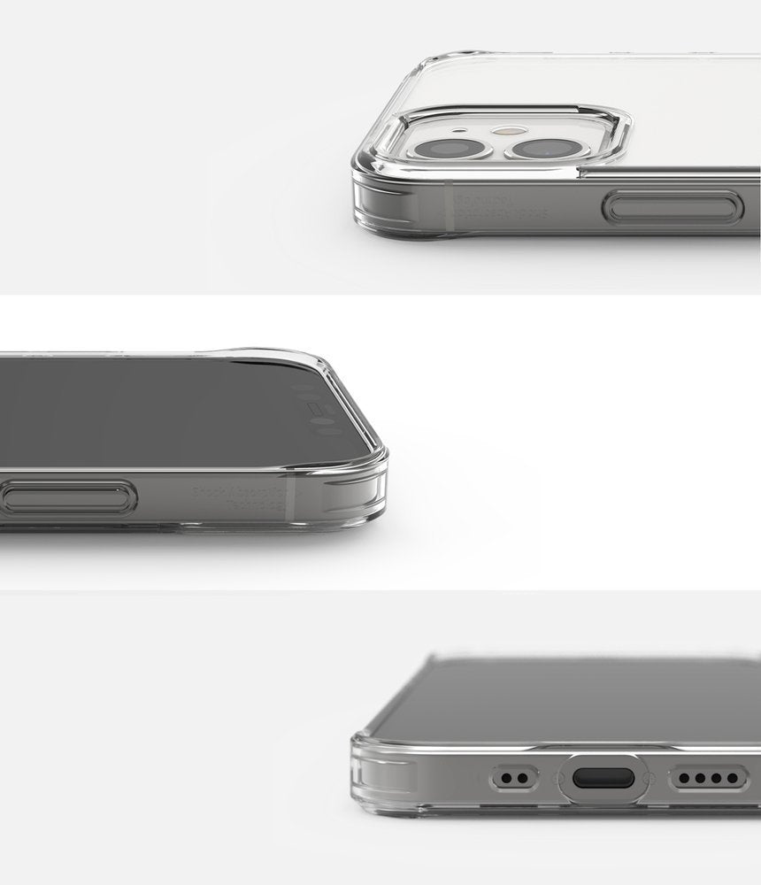 Противоударен Хибриден Калъф за iPhone 12 Mini, Ringke Fusion Case, Прозрачен (3)