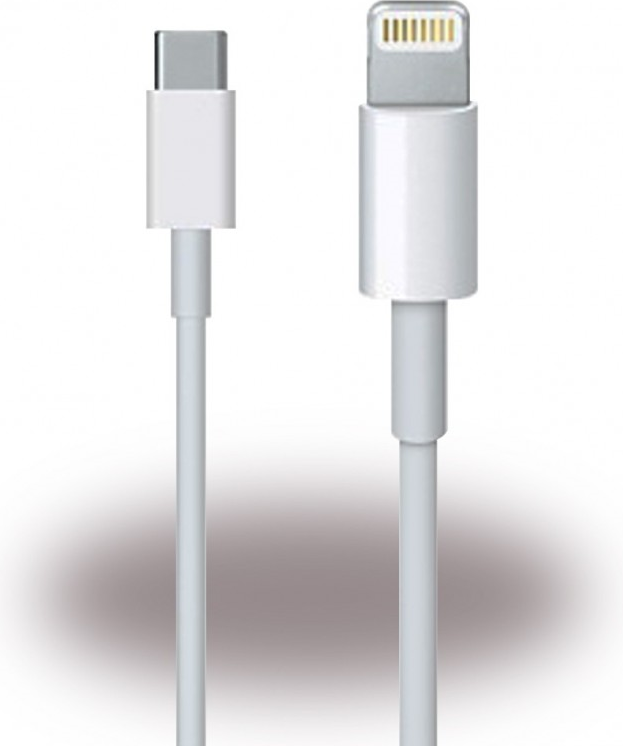 Оригинален USB-C Кабел за iPhone, Apple (Lightning) MQGH2ZM/A 2m, Бял (2)