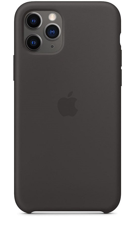 Оригинален Силиконов Калъф за Apple iPhone 11 Pro, Silicone Case MWYN2ZM/A, Черен (3)