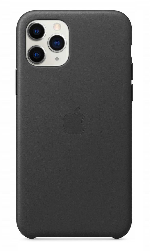 Оригинален Кожен Калъф за Apple iPhone 11 Pro, Leather Case MWYE2ZM/A, Черен (3)