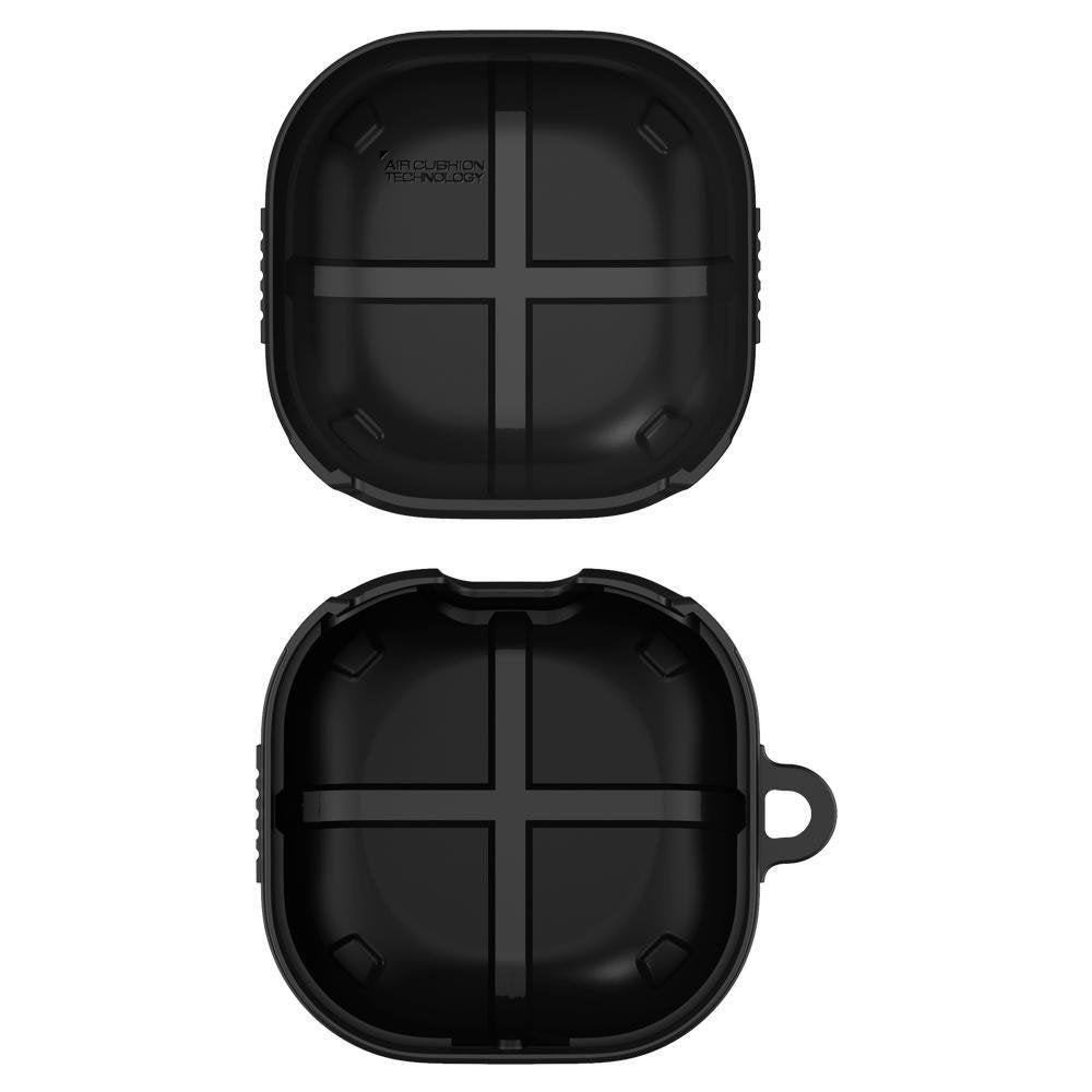 Калъф за Слушалки Samsung Galaxy Buds Live, Spigen Rugged Armor Case, Черен (5)