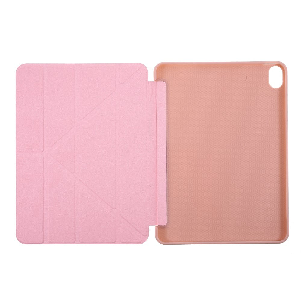 Калъф за iPad Air 11" 2026-2020, Smart Leather Case, Розов (4)