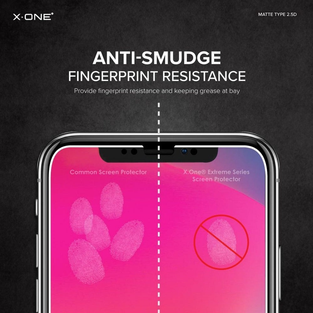 Матиран Стъклен Протектор за iPhone 12 Pro Max, X-one Mat 5D Glass, Прозрачен (2)