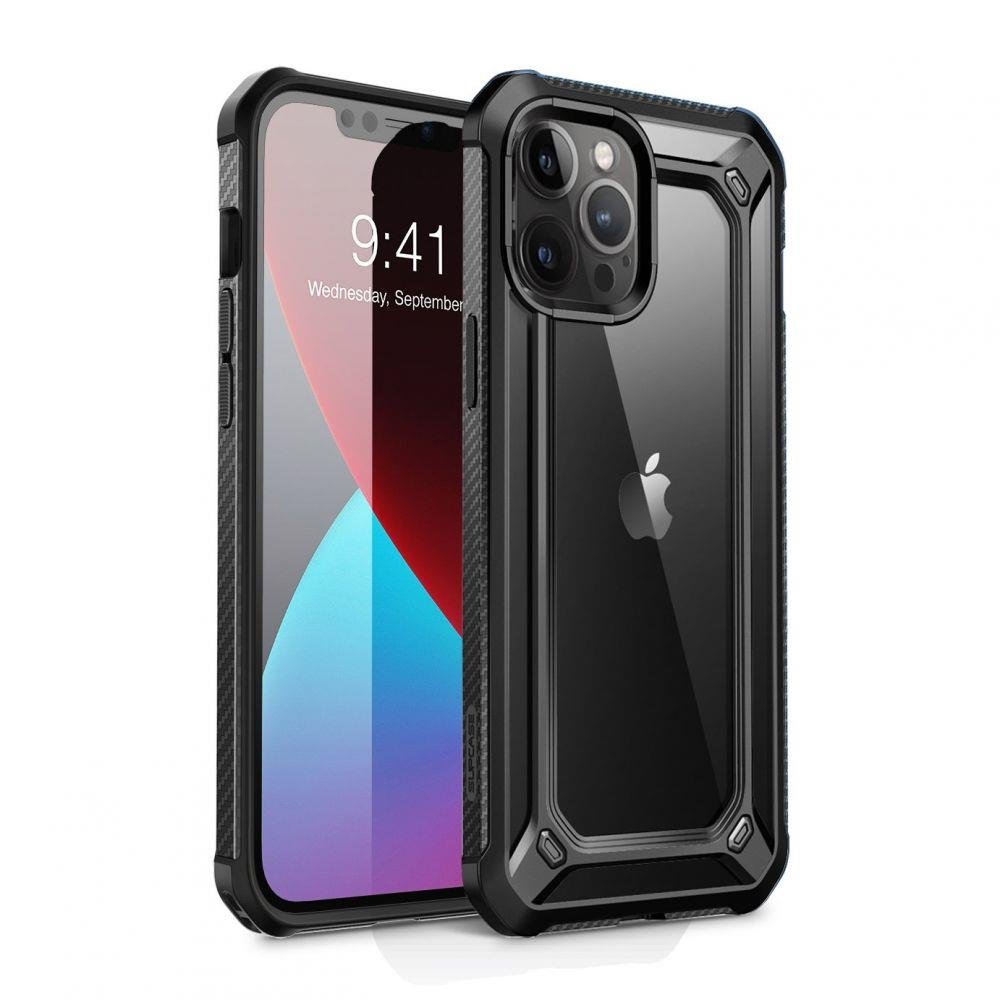 Противоударен Хибриден Калъф за iPhone 12/Pro, Supcase Exo Pro, Черен