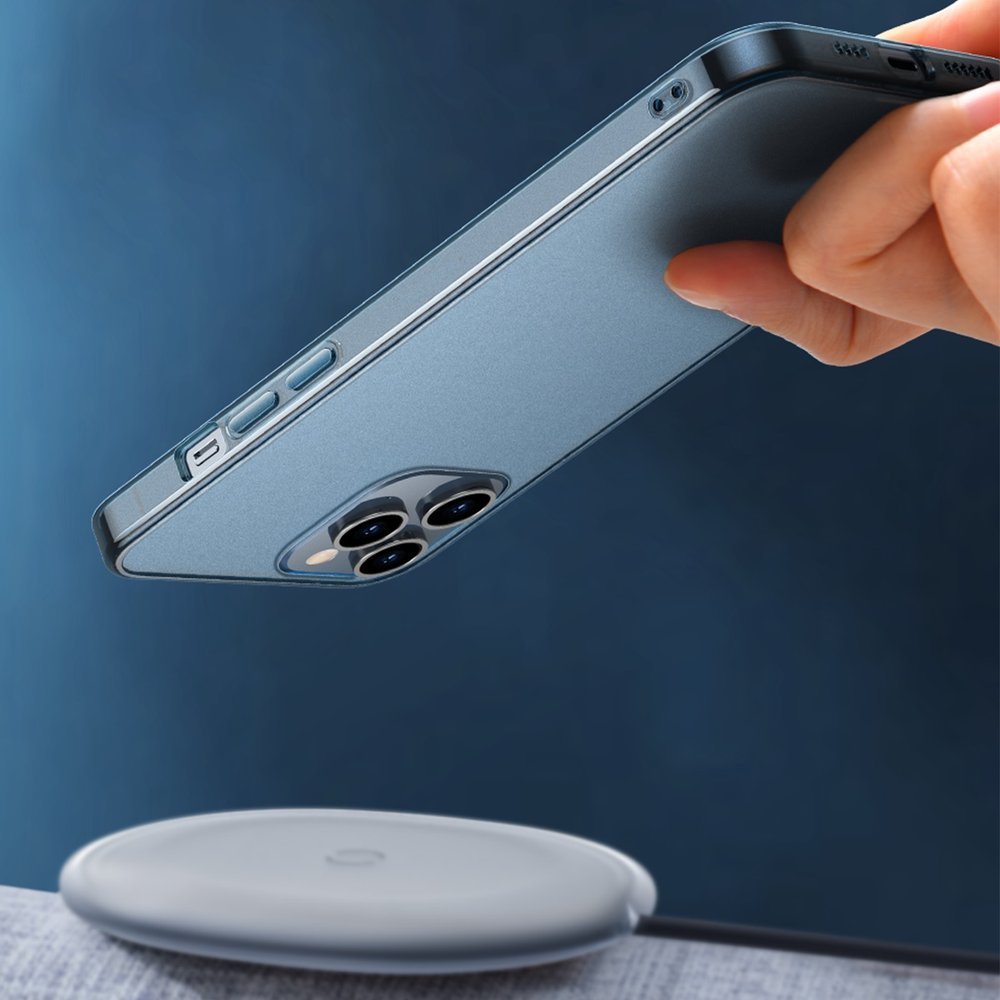 Матов Хибриден Калъф за iPhone 12 Mini, Baseus Frosted Case, Прозрачен (4)