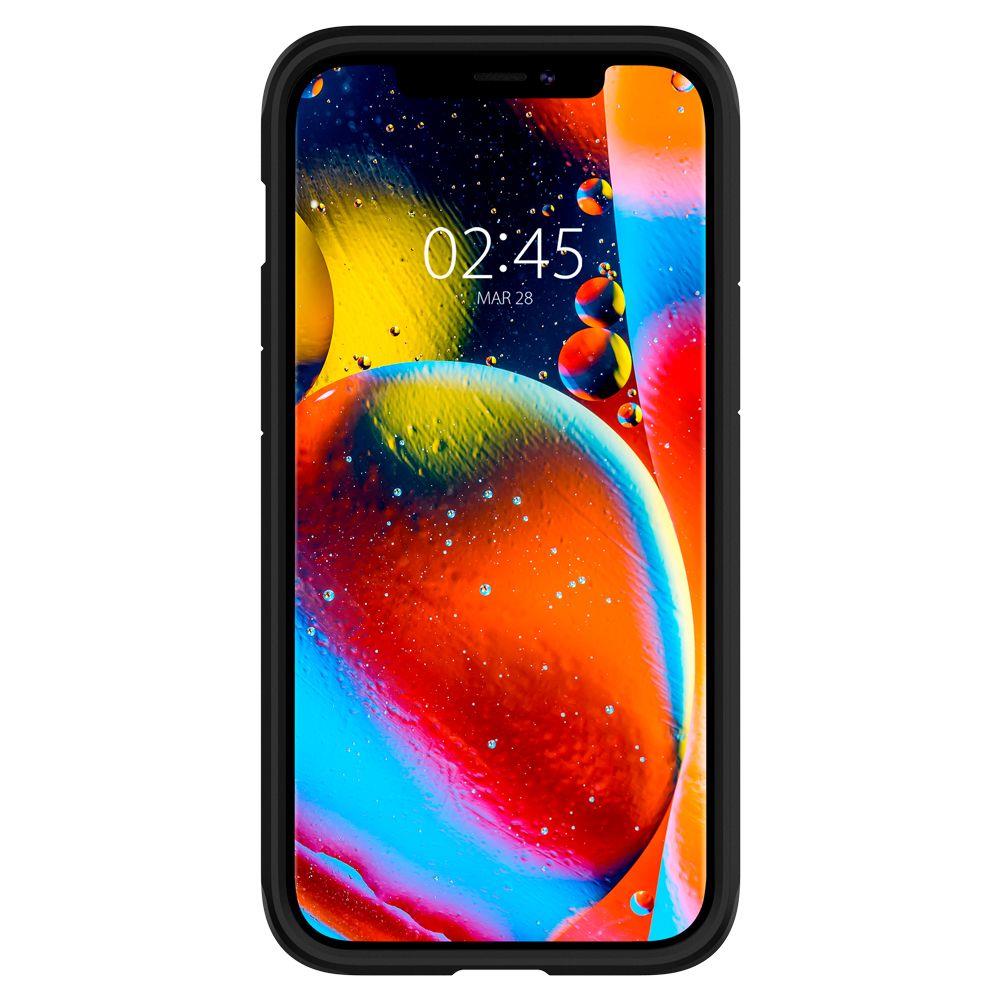 Противоударен Хибриден Калъф за iPhone 12 Pro Max, Spigen Tough Armor Case, Черен (2)