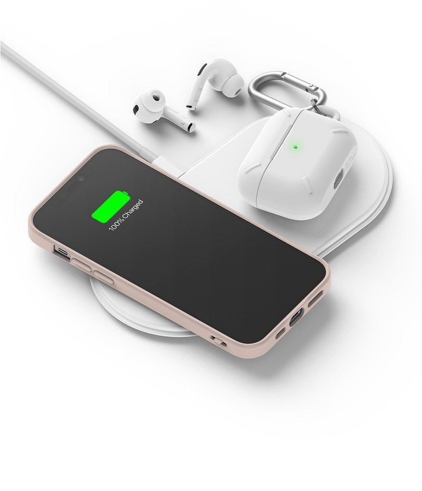 Противоударен Силиконов Калъф за iPhone 12 Pro Max, Ringke Air S Case, Розов (7)