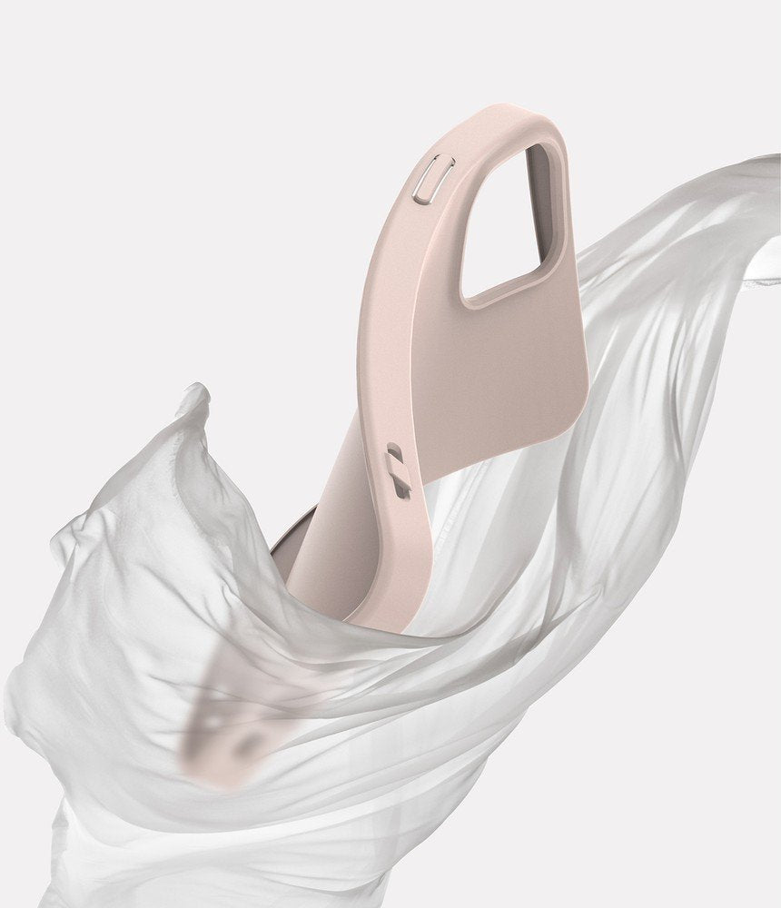 Противоударен Силиконов Калъф за iPhone 12 Pro Max, Ringke Air S Case, Розов (5)