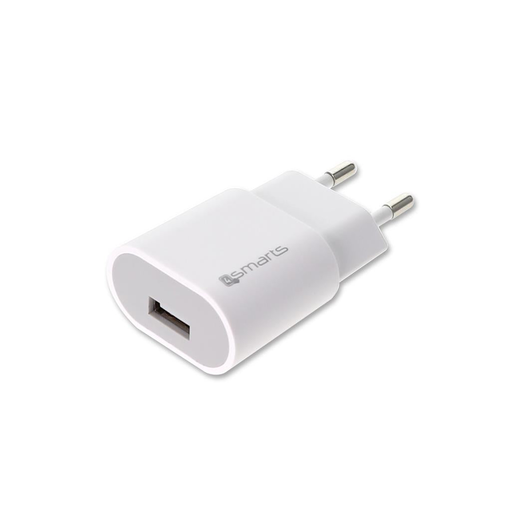 Зарядно за iPhone, 4Smarts 220v Voltplug 1a New, Бял (Bulk) (3)
