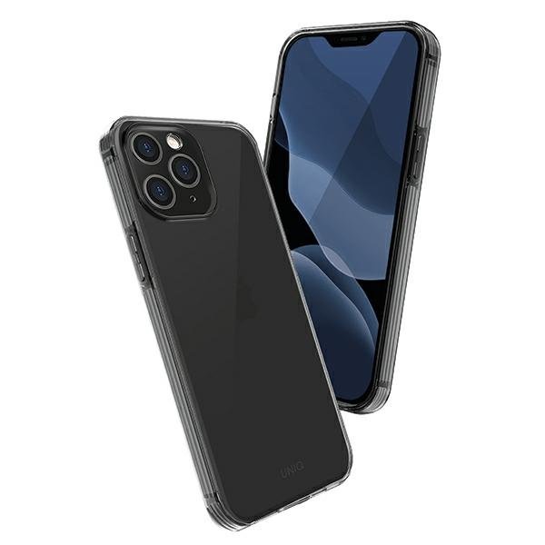 Противоударен Силиконов Калъф за iPhone 12/Pro, Uniq AirFender Case, Черен