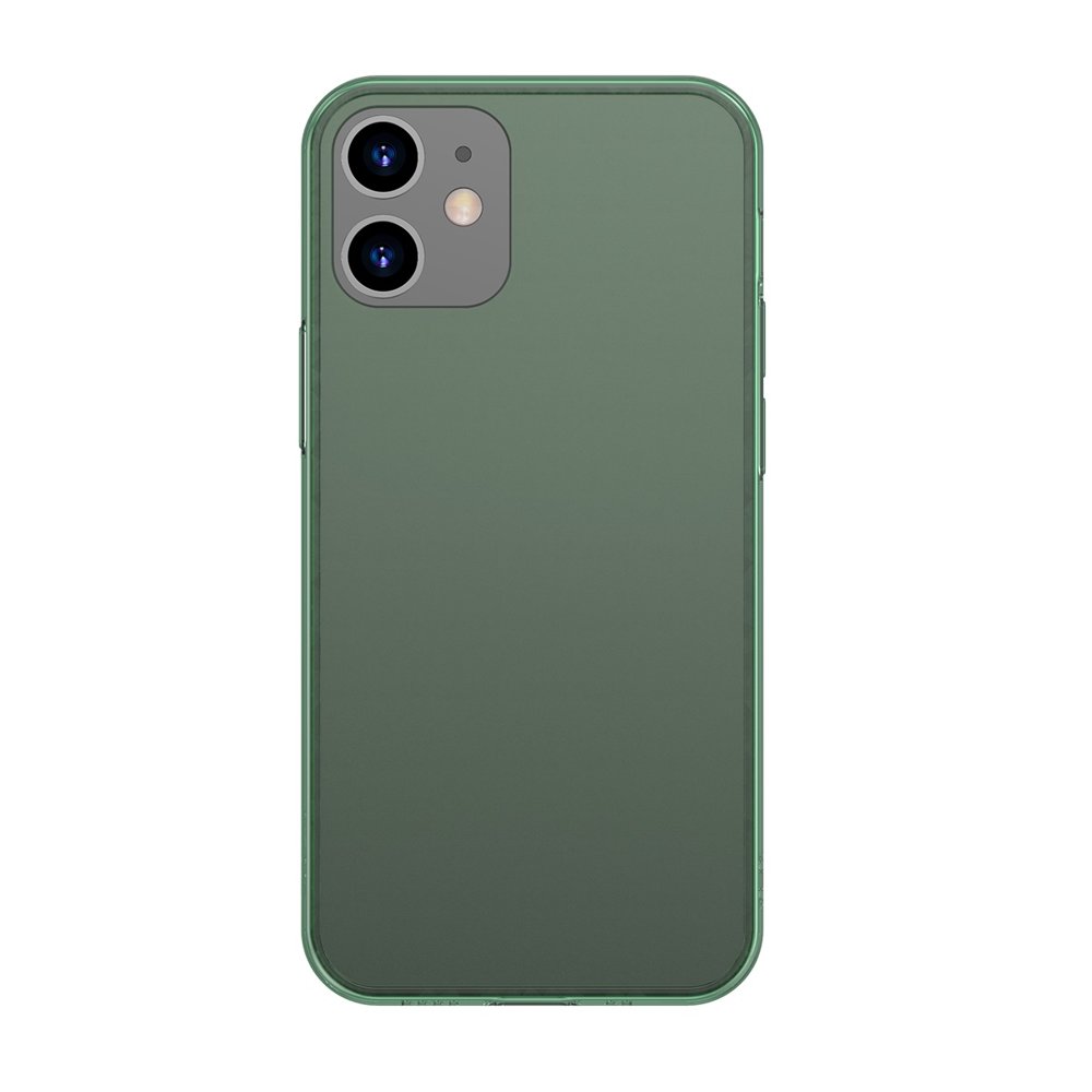 Матов Хибриден Калъф за iPhone 12/Pro, Baseus Frosted Case, Зелен