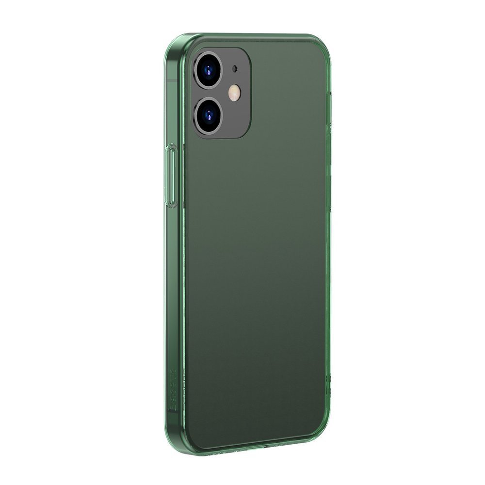 Матов Хибриден Калъф за iPhone 12/Pro, Baseus Frosted Case, Зелен (2)