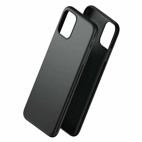 Тънък Матов Калъф за iPhone 12/Pro, Forcell Soft Case, Черен (2)
