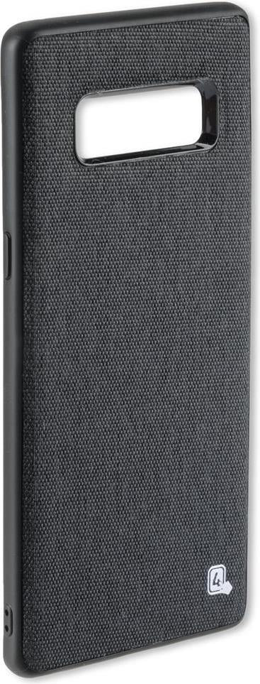Калъф с Текстилен Ефект за Samsung Note 8, 4Smarts Car-Case, Черен (2)