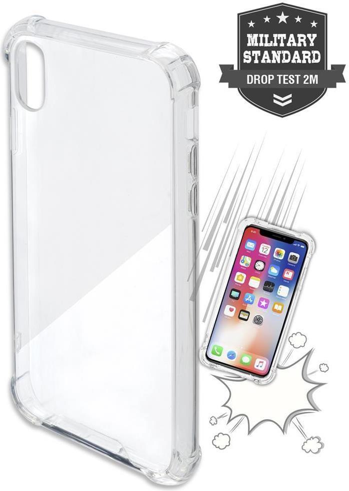 Противоударен Хибриден Калъф за iPhone XS Max, 4Smarts Ibiza Case, Прозрачен