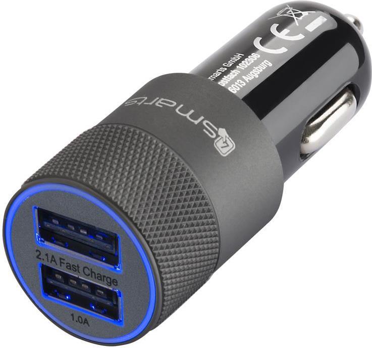 Зарядно за Кола, 4Smarts 12v Hybrid 3.1a, Сив (4)