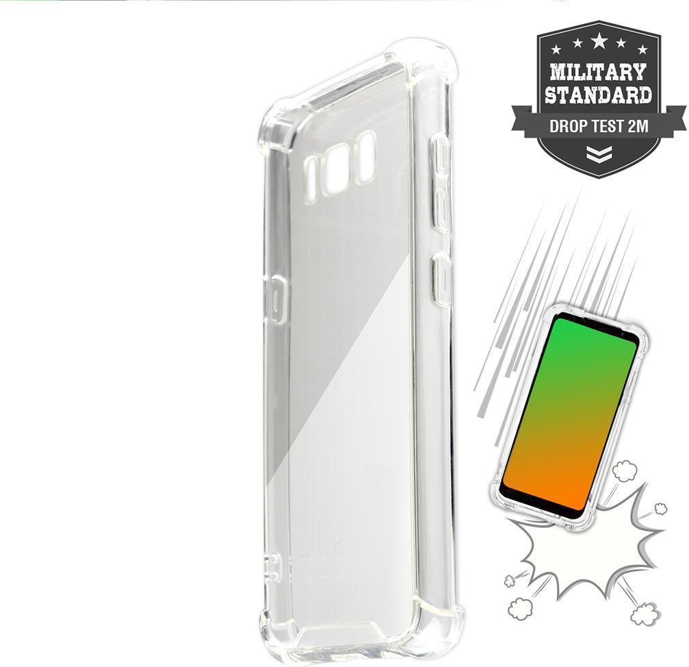Противоударен Хибриден Калъф за Samsung S8, 4Smarts Ibiza Case, Прозрачен