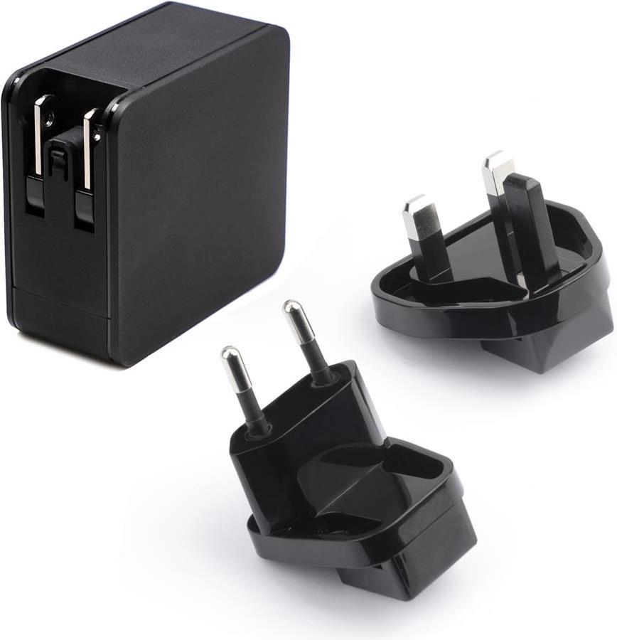 Бързо Зарядно за Macbook и iPad, 4Smarts 220v Set Voltplug Power Delivery 48w, Черен (4)