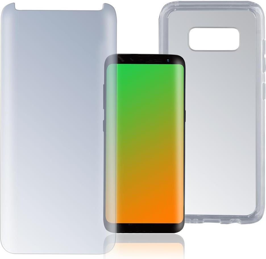 Калъф 360° за Samsung S8, 4Smarts Premium Set Case, Прозрачен (2)