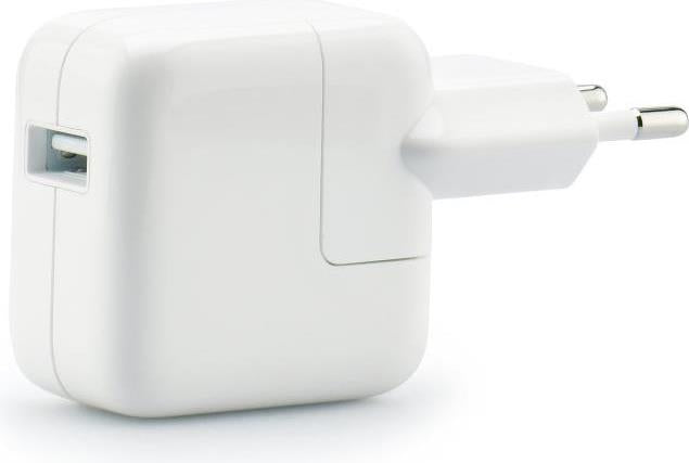 Оригинално Зарядно за iPad, Apple 220v Charger 2.4a Md836/A1401 12w, Бял (2)