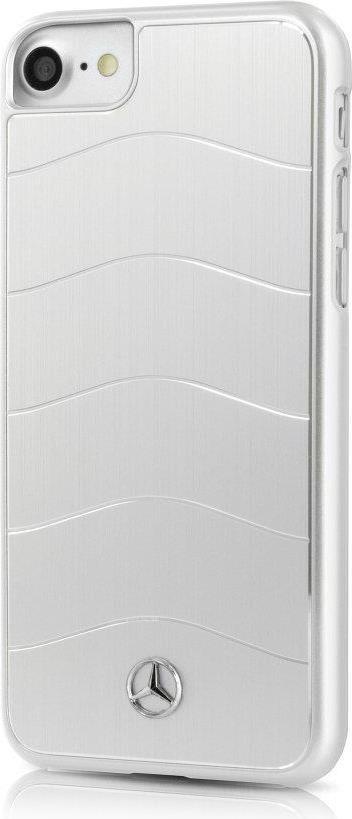 Луксозен Алуминиев Калъф за iPhone SE 2022/2020 8/7, Mercedes-Benz Aluminium Case, Сребрист