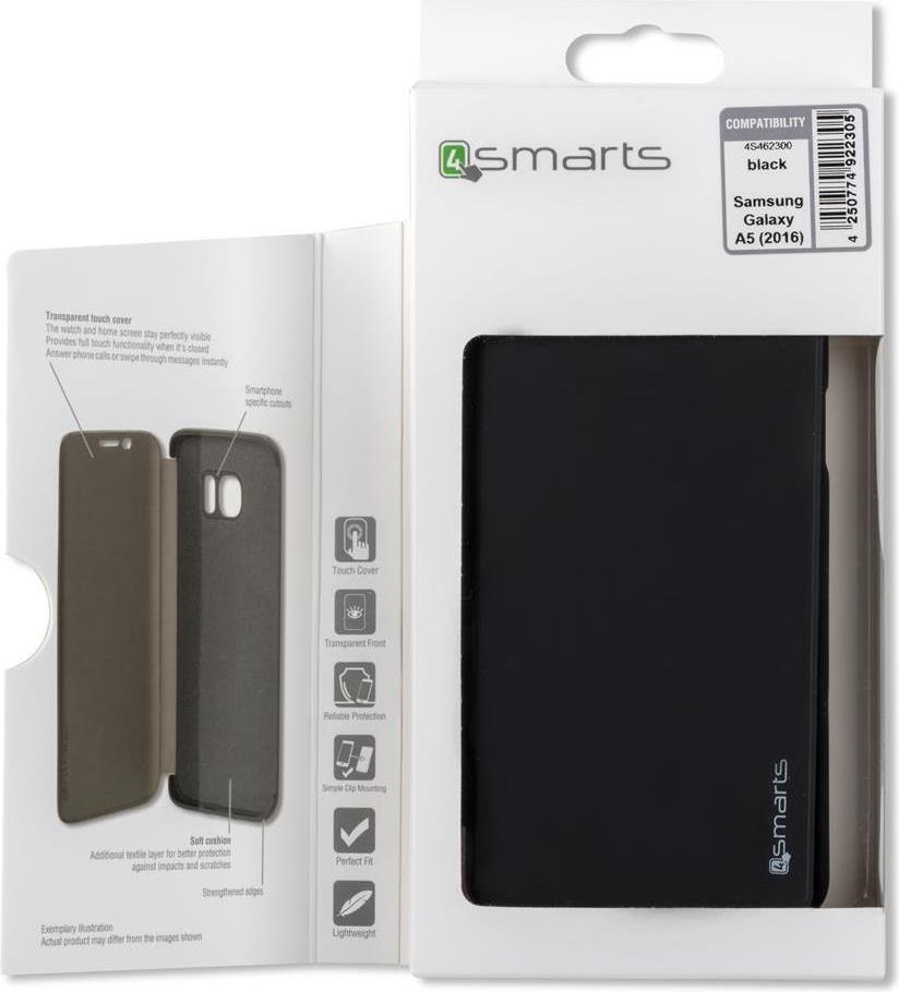 Активен Калъф за Samsung A5 2016, 4Smarts Kyoto Book Case, Черен (5)