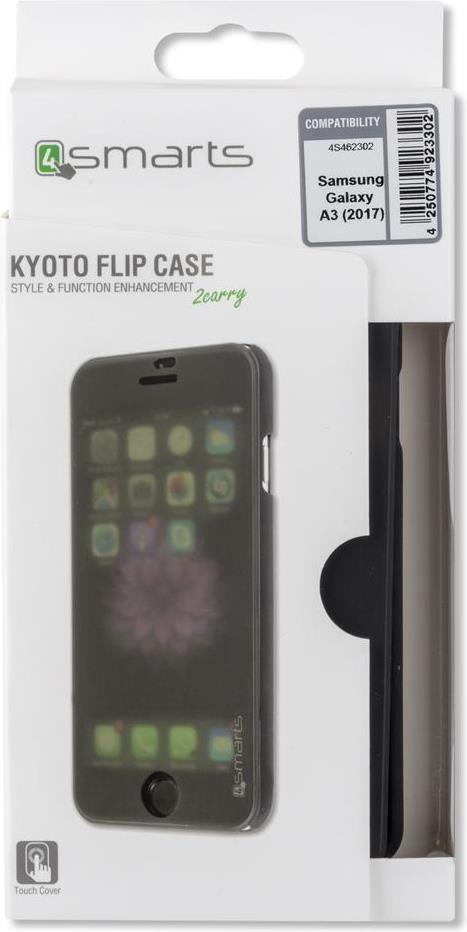 Активен Калъф за Samsung A3 2017, 4Smarts Kyoto Book Case, Черен (7)