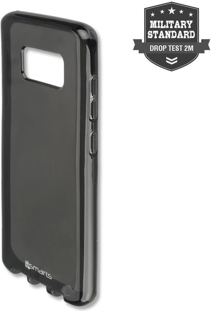 Противоударен Силиконов Калъф за Samsung S8 All, 4Smarts Airy-Shield Case, Черен