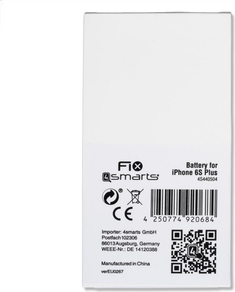 Батерия за iPhone 6s Plus, FIX4smarts Battery (2)
