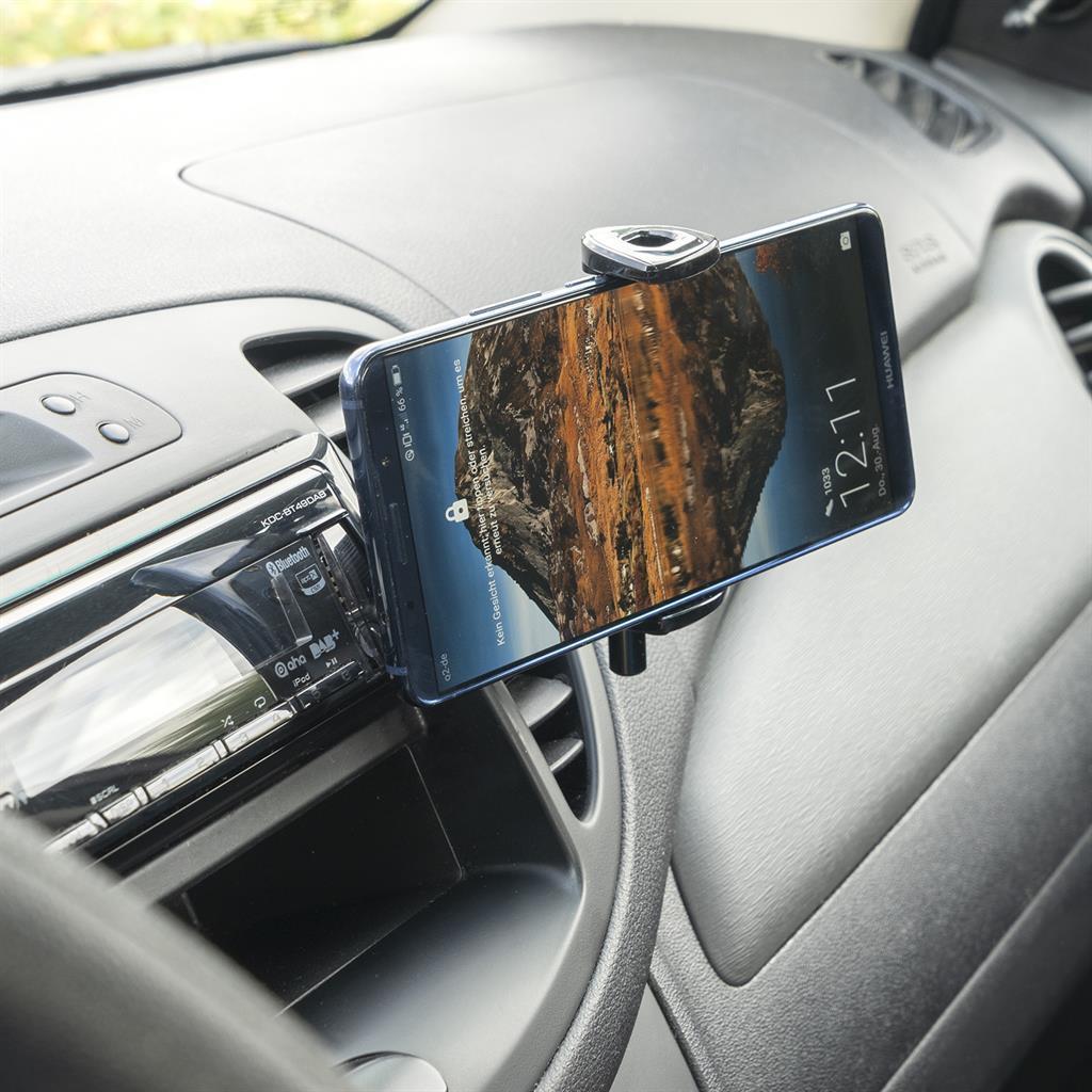 Стойка за Кола, 4Smarts Holder Snapclip 2.0, Черен (5)